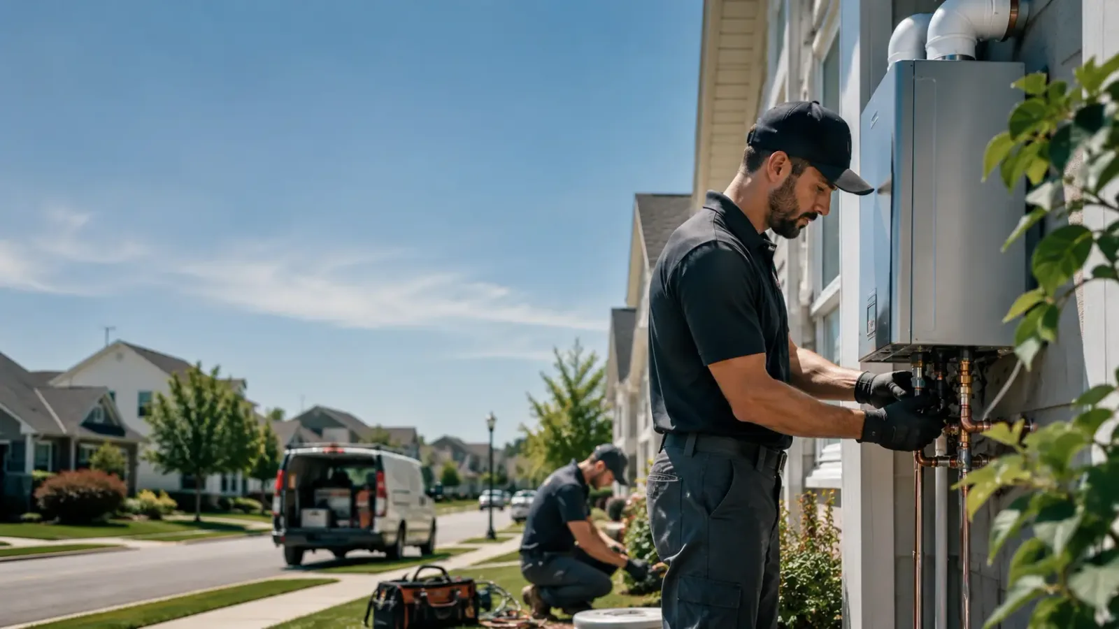 Tankless Water Heater Installation in Martindale, TX
